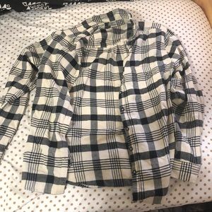 Black and white flannel